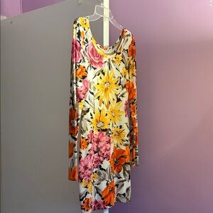 Must Have Multicolor Floral Long Sleeve Dress